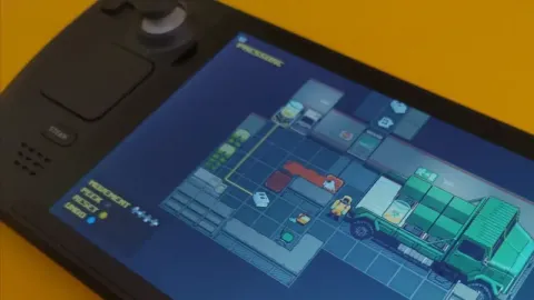 Hazard Pay running on a Steam Deck